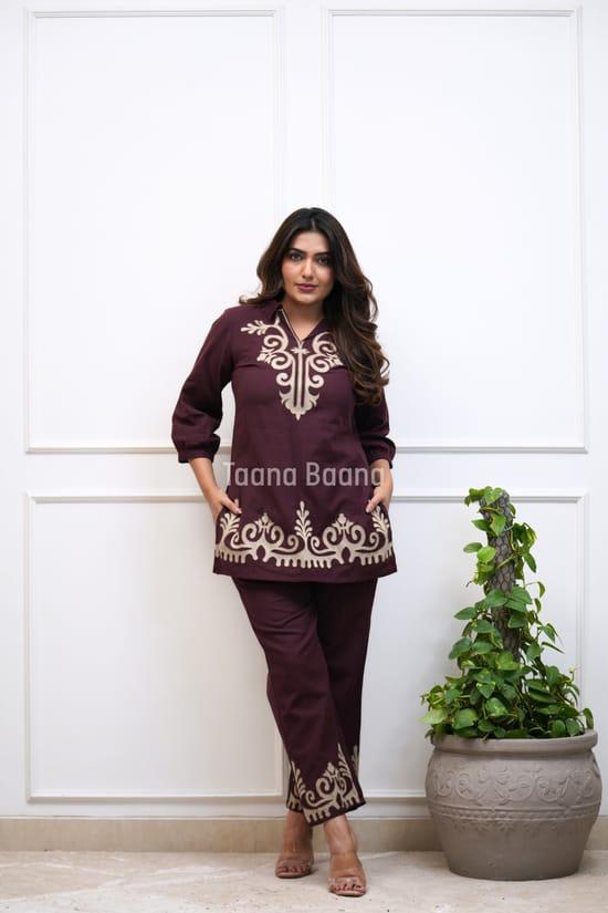 Gorgeous Embroidered Kurta Pant Set